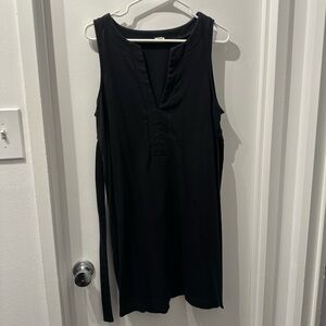 J. Crew black dress/swim cover up